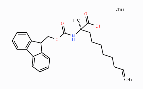 DY100564 | 945212-26-0 | (R)-2-((((9H-Fluoren-9-yl)methoxy)carbonyl)-amino)-2-methyldec-9-enoic acid