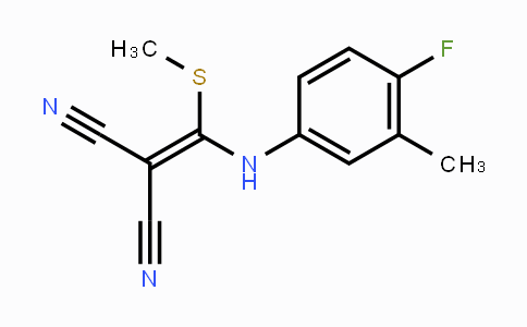 DY120995 | 866010-36-8 | 2-[(4-Fluoro-3-methylanilino)(methylsulfanyl)methylene]malononitrile