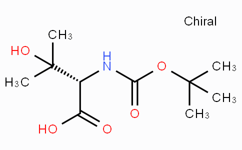 CAS No. 102507-13-1, (2S)-2-(N-tert-Butoxycarbonyl)amino-3-hydroxy-3-methylbutanoic acid