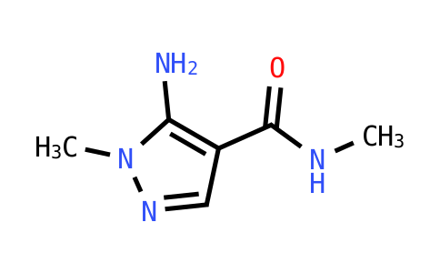 CAS No. 1022962-66-8, 5-Amino-N,1-dimethyl-1H-pyrazole-4-carboxamide
