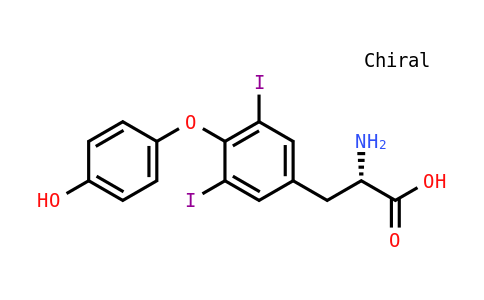 CAS No. 1041-01-6, 3,5-二碘-L-甲状腺素