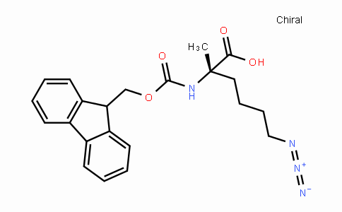 CAS No. 1050501-64-8, (S)-2-(((9H-芴-9-基)甲氧基)羰基氨基)-2-甲基-6-叠氮己酸