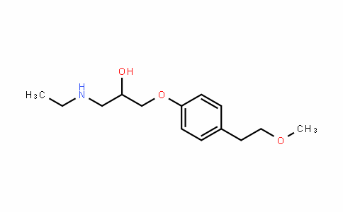 CAS No. 109632-08-8, 1-(ethylamino)-3-(4-(2-methoxyethyl)phenoxy)propan-2-ol