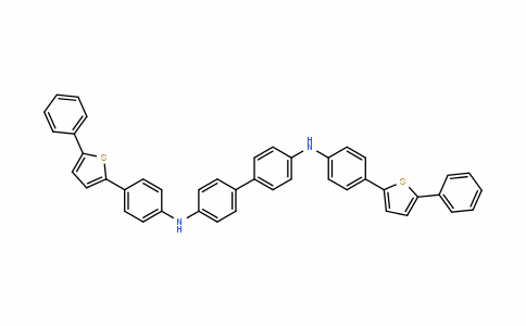CAS No. 1116039-25-8, N4,N4'-bis[4-(5-phenyl-2-thienyl)phenyl]-[1,1'-biphenyl]- 4,4'-diamine