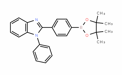 CAS No. 1146340-38-6, 1-phenyl-2-[4-(4,4,5,5-tetramethyl-1,3,2-dioxaborolan-2-yl)-phenyl]-1H-benzimidazole