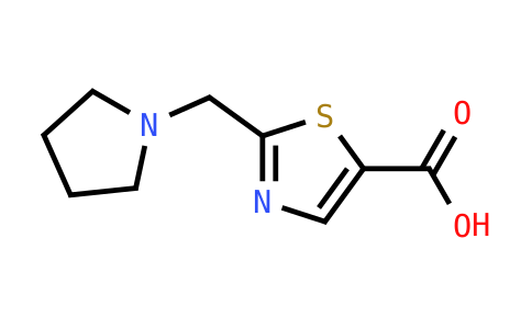 CAS No. 1177276-19-5, 2-(1-pyrrolidinylmethyl)-1,3-thiazole-5-carboxylic acid hydrochloride hydrate