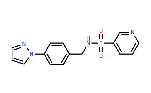 1187450-76-5 | N-[4-(1H-pyrazol-1-YL)benzyl]pyridine-3-sulfonamide