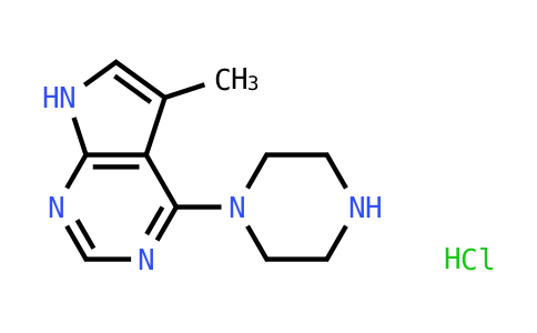 CAS No. 1195737-27-9, 5-Methyl-4-piperazinylpyrrolo[2,3-d]pyrimidine hydrochloride