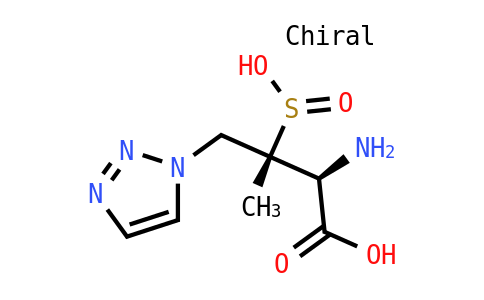 CAS No. 120701-87-3, [S-(R*,R*)]-α-AMino-β-Methyl-β-sulfino-1H-1,2,3-triazole-1-butanoic Acid