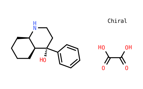 CAS No. 1212151-67-1, rac-(4S,4aS,8aR)-4-phenyldecahydro-4-quinolinol ethanedioate (salt)