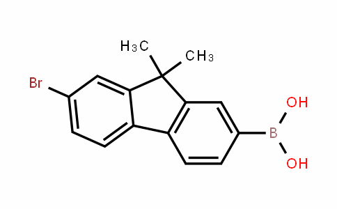 CAS No. 1213768-48-9, (7-溴-9,9-二甲基-9H-芴-2-基)硼酸 