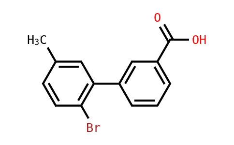 CAS No. 1215206-43-1, 2'-Bromo-5'-methylbiphenyl-3-carboxylic acid