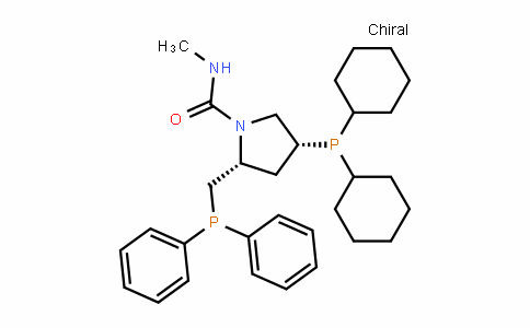 MC445669 | 122709-72-2 | (2R,4R)-N-Methylcarbamoyl-4-dicyclohexylphosphino-2-diphenylphosphinomethylpyrrolidine
