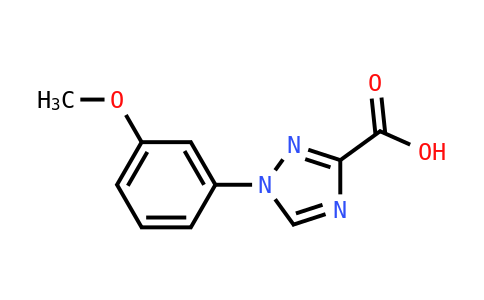 CAS No. 1245643-26-8, 1-(3-methoxyphenyl)-1H-1,2,4-triazole-3-carboxylic acid