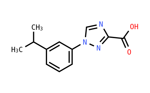 CAS No. 1245648-30-9, 1-(3-isopropylphenyl)-1H-1,2,4-triazole-3-carboxylic acid