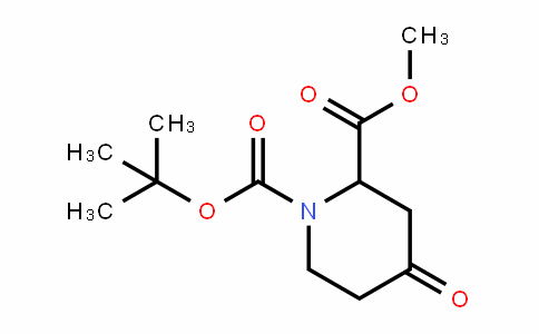 CAS No. 125545-98-4, Methyl 1-Boc-4-oxopiperidine-2-carboxylate