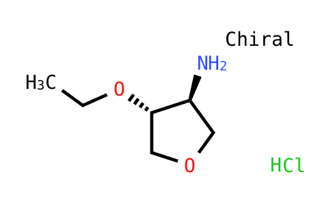 CAS No. 1255705-11-3, trans-4-ethoxytetrahydro-3-furanyl]amine hydrochloride