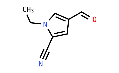 CAS No. 1268334-86-6, 1-Ethyl-4-formyl-1H-pyrrole-2-carbonitrile