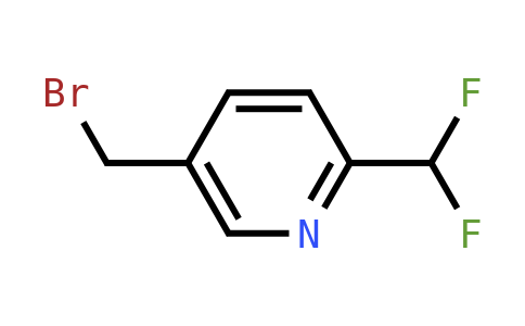 1305323-52-7 | Pyridine, 5-(bromomethyl)-2-(difluoromethyl)-
