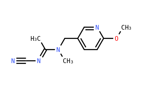MC828726 | 135410-71-8 | N'-cyano-N-[(6-methoxy-3-pyridinyl)methyl]-N-methylethanimidamide