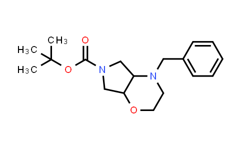 CAS No. 1358783-18-2, tert-butyl 4-benzyl-octahydropyrrolo[3,4-b]morpholine-6-carboxylate