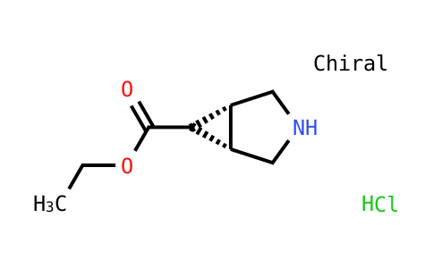 CAS No. 1373253-19-0, ethyl rac-(1R,5S,6s)-3-azabicyclo[3.1.0]hexane-6-carboxylate hydrochloride