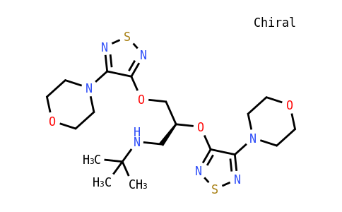 DY827366 | 1391068-18-0 | 2-[4-(4-Morpholinyl)-1,2,5-Thiadiazol-3-Yl] (S)-(-)-Timolol Ether