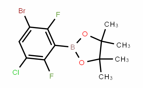 CAS No. 1451391-11-9, 3-Bromo-5-chloro-2,6-difluorophenylboronic acid pinacol ester