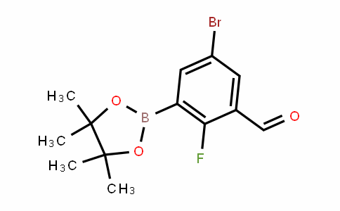 CAS No. 1451391-13-1, 5-Bromo-2-fluoro-3-formylphenylboronic acid pinacol ester