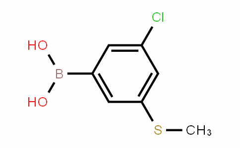 CAS No. 1451392-52-1, 5-Chloro-3-(methylthio)phenylboronic acid