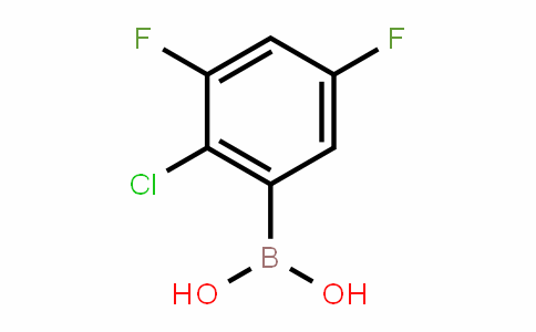 CAS No. 1451393-37-5, (2-Chloro-3,5-difluorophenyl)boronic acid