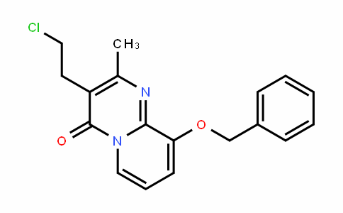 CAS No. 147687-17-0, 3-(2-Chloroethyl)-2-methyl-9-benzyloxy-4H-pyrido[1,2-a]pyrimidin-4-one