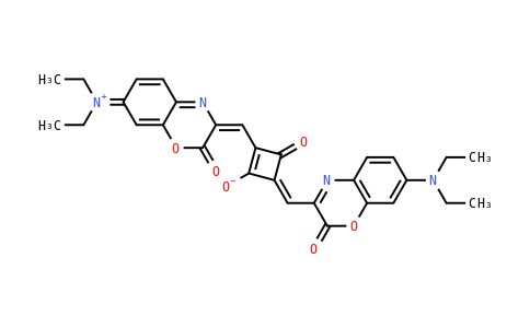 150242-75-4 | (Z)-4-((7-(Diethylamino)-2-oxo-2H-benzo[b][1,4]oxazin-3-yl)methylene)-2-((E)-(7-(diethyliminio)-2-oxo-2H-benzo[b][1,4]oxazin-3(7H)-ylidene)methyl)-3-oxocyclobut-1-enolate