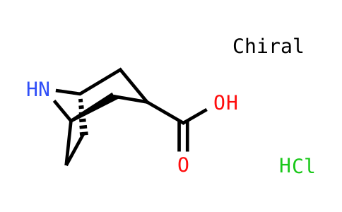 CAS No. 1523530-50-8, (3-exo)-8-azabicyclo[3.2.1]octane-3-carboxylic acid hydrochloride
