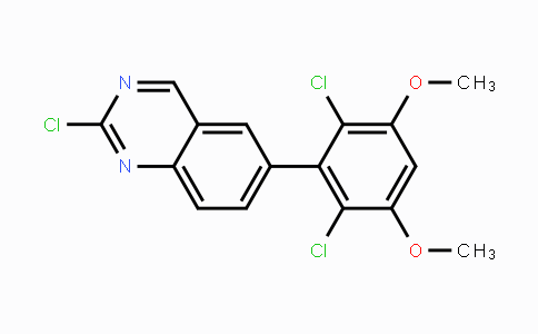 CAS No. 1538605-06-9, 2-chloro-6-(2,6-dichloro-3,5-dimethoxyphenyl)quinazoline