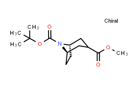 CAS No. 1548292-34-7, exo-8-boc-8-azabicyclo[3.2.1]octane-3-carboxylic acid methyl ester