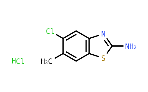 CAS No. 1559059-95-8, 5-Chloro-6-methyl-1,3-benzothiazol-2-amine hydrochloride