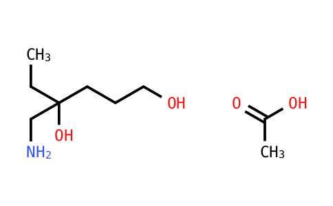 CAS No. 1609395-96-1, 4-(aminomethyl)-1,4-hexanediol acetate (salt)