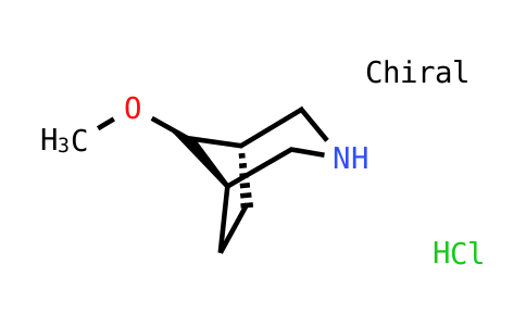 CAS No. 1609406-78-1, (8-syn)-8-methoxy-3-azabicyclo[3.2.1]octane hydrochloride