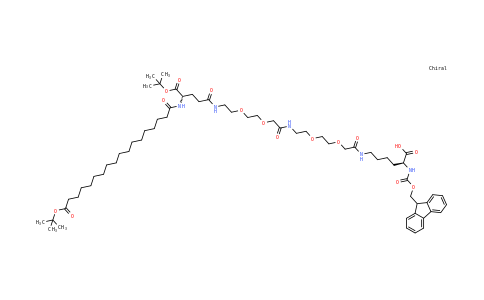 MC829227 | 1662688-20-1 | (3S,30S)-3-羧基-30-(叔丁氧羰基)- 9,18,27,32-四氧代-11,14,20,23-四氧杂-2,8,17,26,31-五氮杂四十九烷二酸 49-叔丁酯 1-(9H-芴-9-基甲基)酯