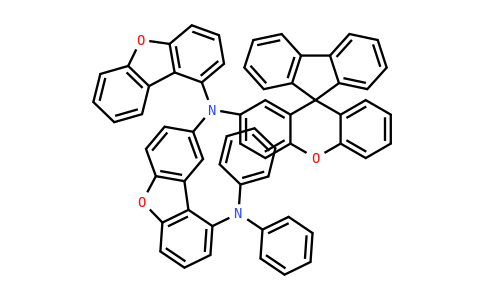 N8-(dibenzo[b,d]furan-1-yl)-N1,N1-diphenyl-N8-(spiro[fluorene-9,9'-xanthen]-2'-yl)dibenzo[b,d]furan-1,8-diamine