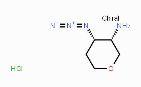 CAS No. 1707289-89-1, (3S,4S)-4-azidotetrahydro-2H-pyran-3-amine hydrochloride