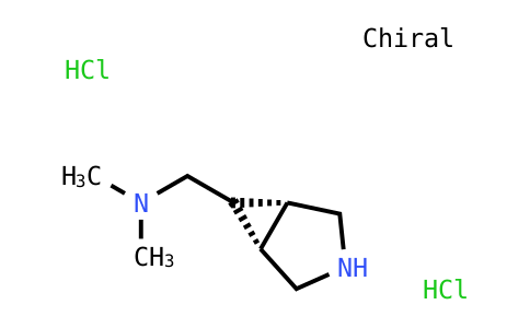 CAS No. 1820571-13-8, rac-[(1R,5S,6r)-3-azabicyclo[3.1.0]hex-6-ylmethyl]dimethylamine dihydrochloride