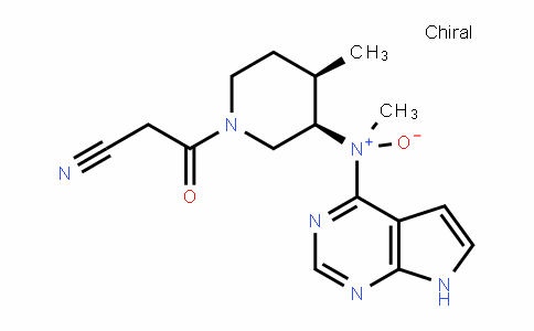 CAS No. 2028267-73-2, N-((3R,4R)-1-(2-cyanoacetyl)-4-methylpiperidin-3-yl)-N-methyl- 7H-pyrrolo[2,3-d]pyrimidin-4-amine oxide