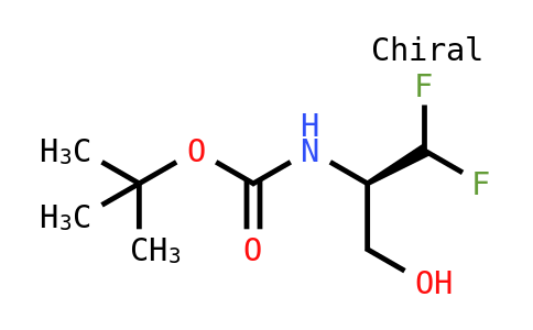2055848-71-8 | Carbamic acid, N-[(1R)-2,2-difluoro-1-(hydroxymethyl)ethyl]-, 1,1-dimethylethyl ester