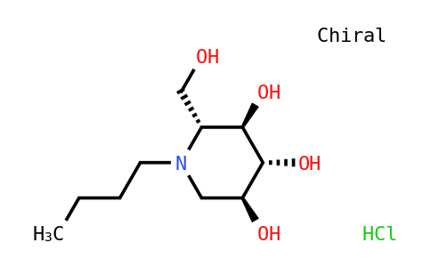 CAS No. 210110-90-0, Miglustat hydrochloride