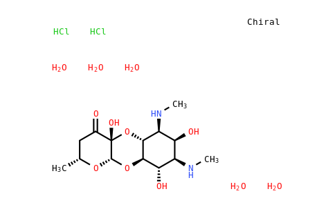 22189-32-8 | Spectinomycin (dihydrochloride pentahydrate)