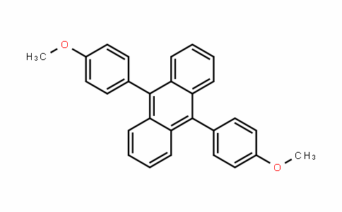 CAS No. 24672-76-2, 9,10-bis(4-methoxyphenyl)anthracene