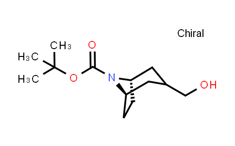 CAS No. 273376-39-9, tert-butyl endo-3-(hydroxymethyl)-8-azabicyclo[3.2.1]octane-8-carboxylate