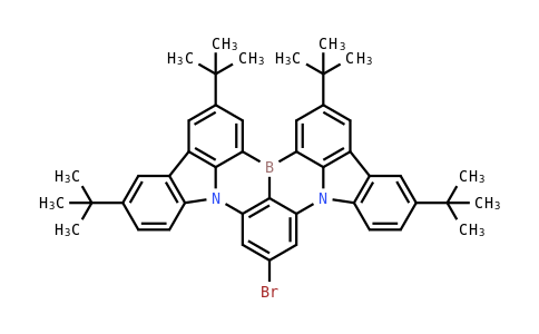 2755996-62-2 | 10-Bromo-2,5,15,18-tetrakis(1,1-dimethylethyl)indolo[3,2,1-de]indolo[3',2',1':8,1][1,4]benzazaborino[2,3,4-kl]phenazaborine